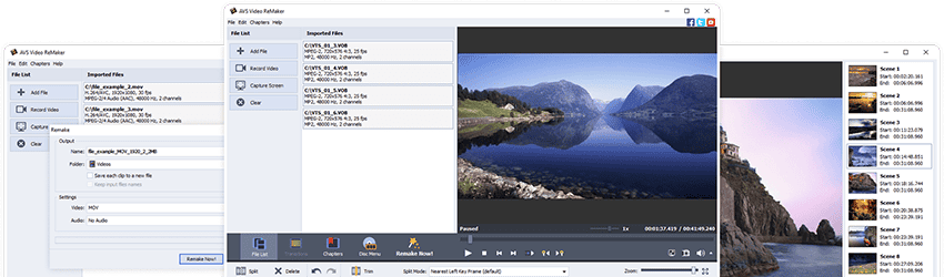 AVS Video ReMaker Videos bearbeiten, schneiden, konvertieren, anpassen.