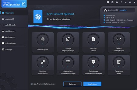Ashampoo WinOptimizer 19 Download-Key