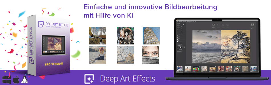 Art Effects Pro: Stand-Alone Software für PC, Mac und Linux