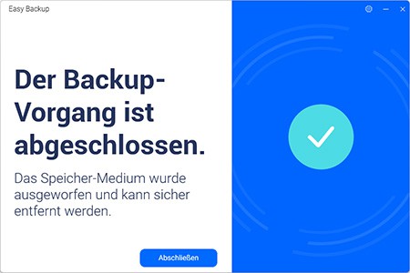 Ascora Easy backup Software-installer mit Seriennummer