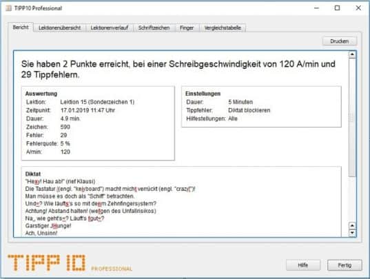 Tipptrainer 10 Professional Kostenlos