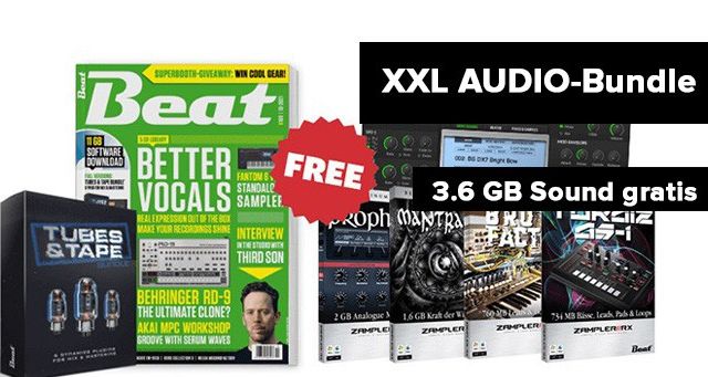 3.8 GB Audio-Bundle für DJ, Sampler, Studio