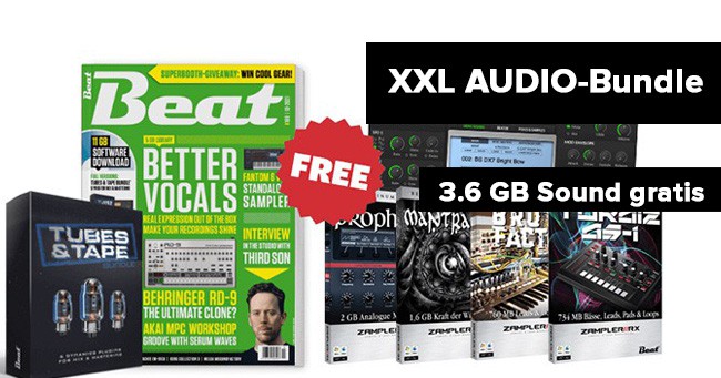 3.8 GB Audio-Bundle für DJ, Sampler, Studio