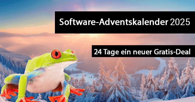 Kostenlose Software-Vollversionen im SnapFrog Adventskalender 2025