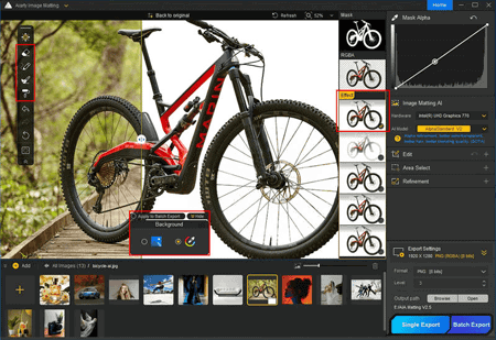 Aiarty Image Matting V2.0 – Screenshot 1 Aiarty Image Matting V2.0 Screenshot 1 – Digiarty Software