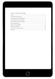 Als Single glücklich – Produktbild Als Single glücklich – OnDirex kostenlos