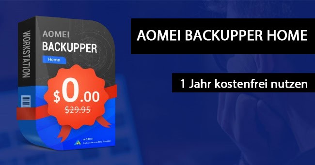 AOMEI Backupper Home 1 Jahr gratiis