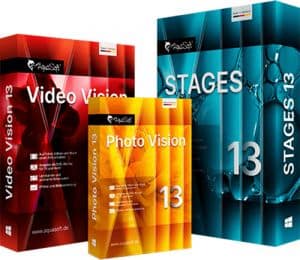 aquasoft: Photo Vision, Video Vision oder Stages ab Version 13