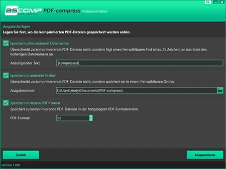 Ascomp PDF Compress Software-Deal download