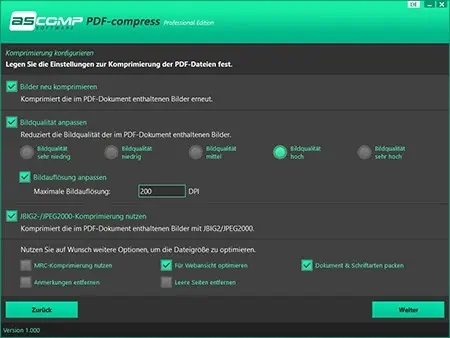 Ascomp PDF Compress gratis Vollversion sichern Ascomp PDF Compress gratis Vollversion sichern