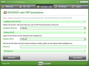 ASCOMP PDF Conversa aktuelle Version