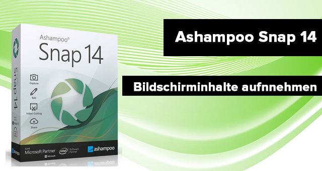Ashampoo Snap 14 gratis Software-Vollversion erhalten