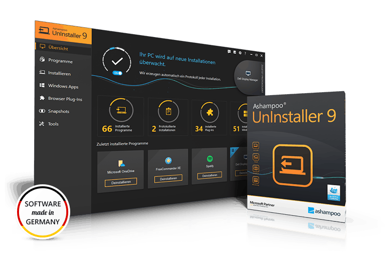 Ashampoo Unsinstaller 9 kostenlos erhalten