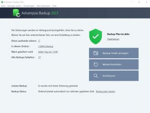 Ashampoo Backup 2023: Gratis Software runterladen