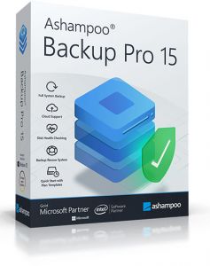 Kostenlose Software-Vollversion mit Key von Ashampoo: Backkup Pro 15 gratis