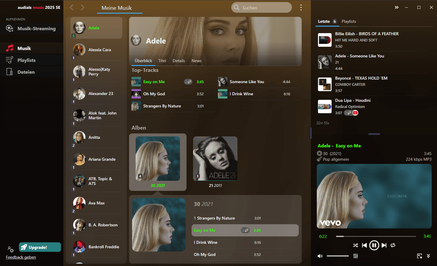 Audials Music 2026 SE – Screenshot 1 Audials Music 2026 SE Screenshot 1 – Audials Software