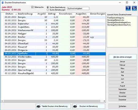 Haushaltsbuch excel Vorlage kostenlos