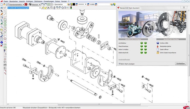 2D CAD Planungs-Tool BeckerCAD: Heute im Gratis download