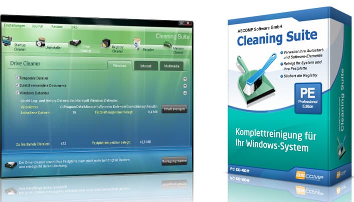 Pc Cleaning Suite 4.0 gewinnen