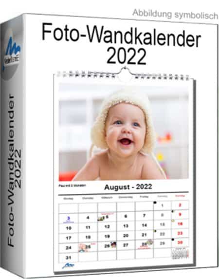 Wandkalender selber gestalten 2022