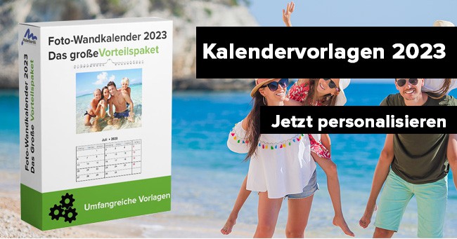 Jahreskalender 2023 - kostenlose Kalender ausdrucken