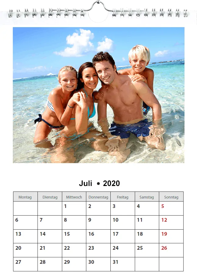 Kalender Druckvorlagen selbst gestalten