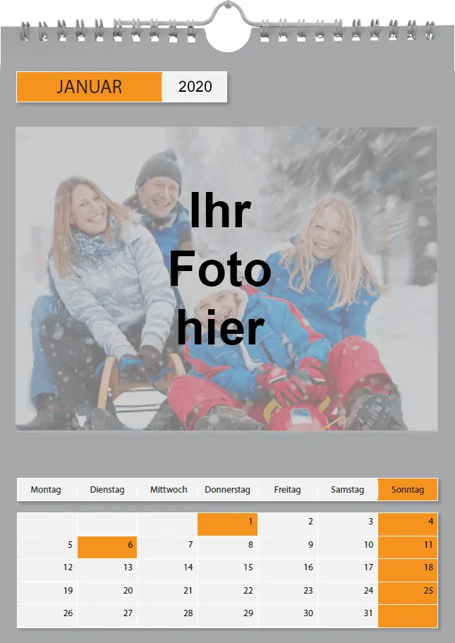 Kalender Druckvorlagen selbst gestalten