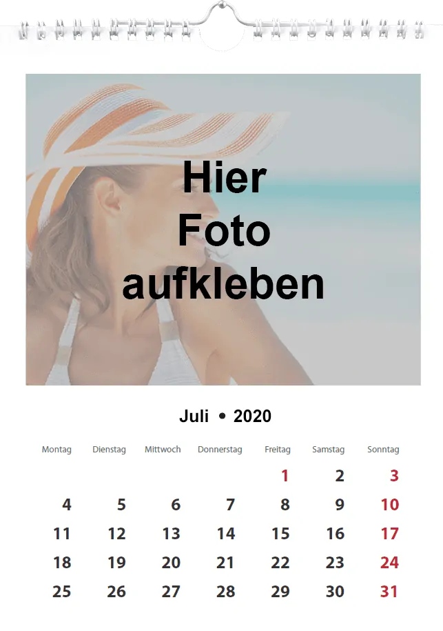 Kalender Druckvorlagen selbst gestalten