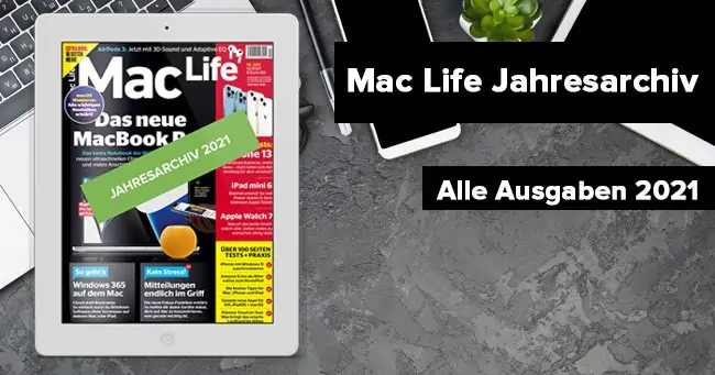 Mac Life Jahresarchiv 2021 kostenlos sichern