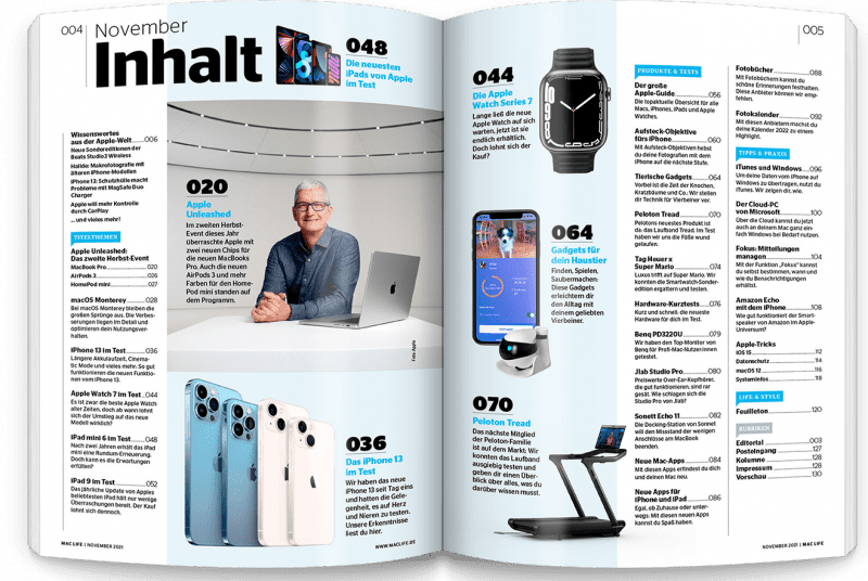 Mac Life Jahresarchiv 2021: Jetzt kostenlos komplette Ausgaben runterladen und gratis nutzen Mac Life Jahresarchiv 2021: Jetzt kostenlos komplette Ausgaben runterladen und gratis nutzen