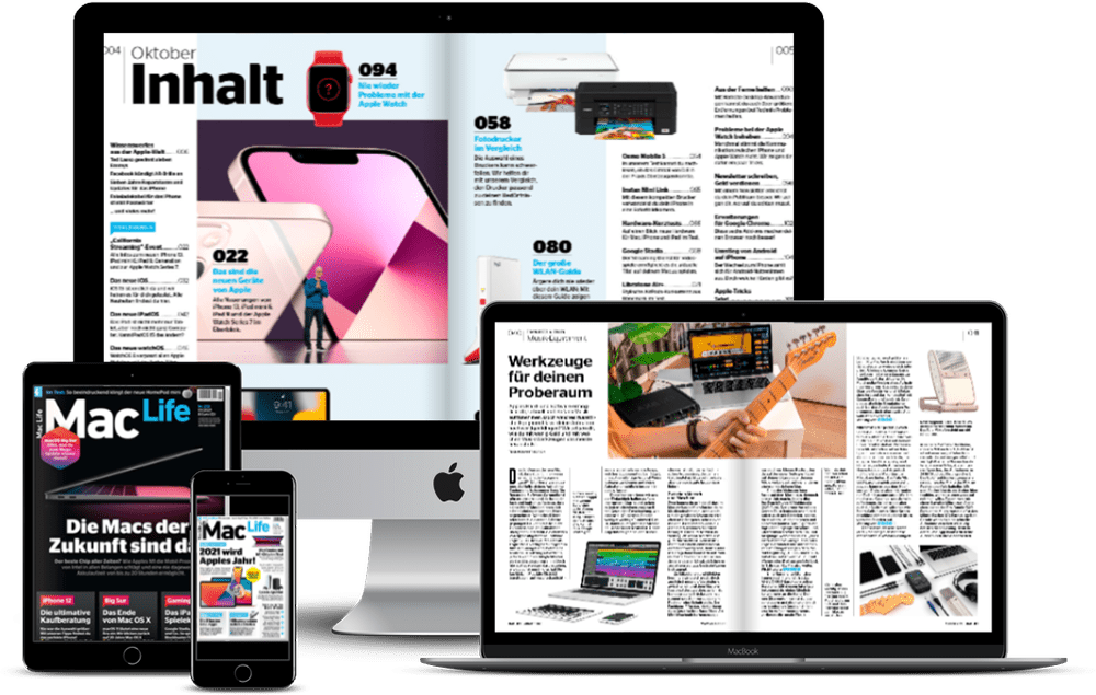 Mac Life Jahresarchiv 2021: Jetzt kostenlos komplette Ausgaben runterladen und gratis nutzen Mac Life Jahresarchiv 2021: Jetzt kostenlos komplette Ausgaben runterladen und gratis nutzen