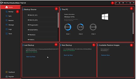 MiniTool ShadowMaker ; Vollversion des tages. Jetzt gratis sichern und nutzen