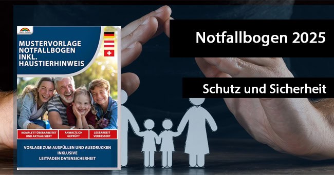 Notfallplan Notfallvorlage am PC ausfüllen
