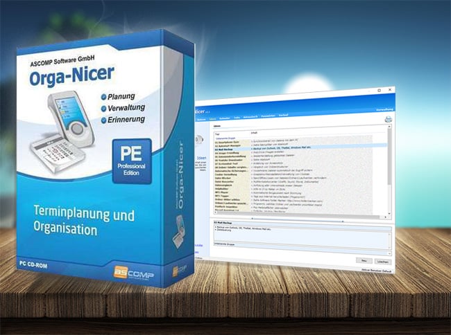 ascomp orga-nicer professional edition jetzt mit seriennummer