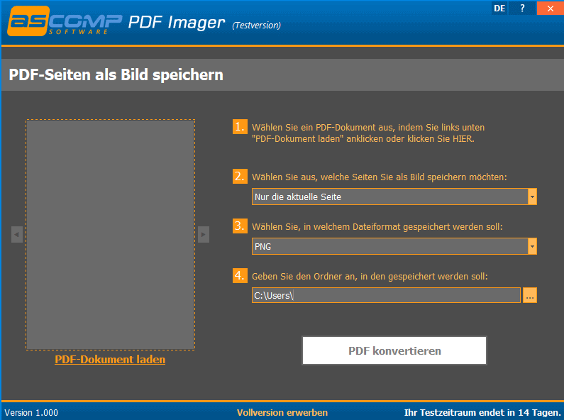 PDF imager gratis Vollversion
