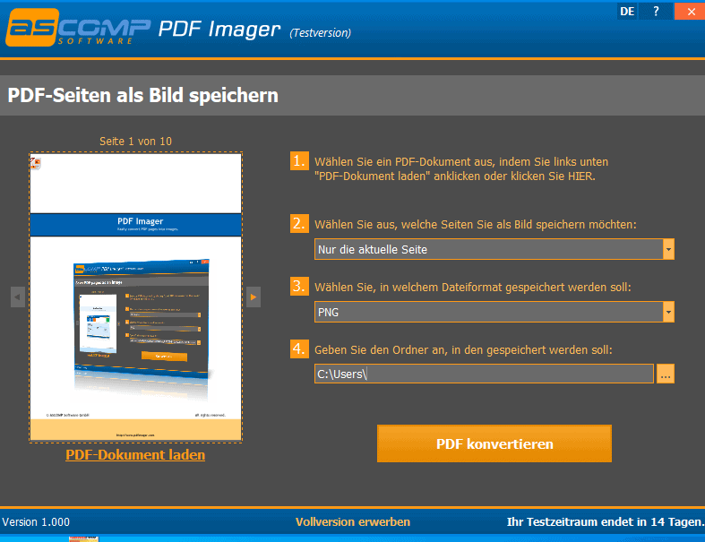 PDf Imager geschenkt- jetzt runterladen