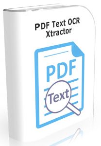 PDF Text OCR Xtractor