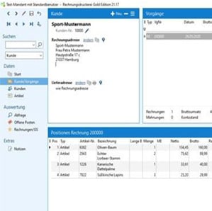 Rechnungsdruckerei Software Gold gratis