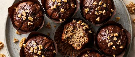 Bananen-Walnussmuffins Bananen-Walnussmuffins