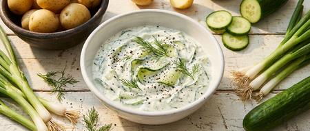 Würziger Knoblauch-Joghurt-Dip Würziger Knoblauch-Joghurt-Dip