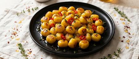 Kürbis-Gnocchi in Chili-Honig-Butter Kürbis-Gnocchi in Chili-Honig-Butter