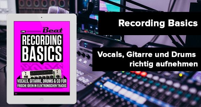 Kostenloser Audio-Guide vom Profi für Studio-Recording
