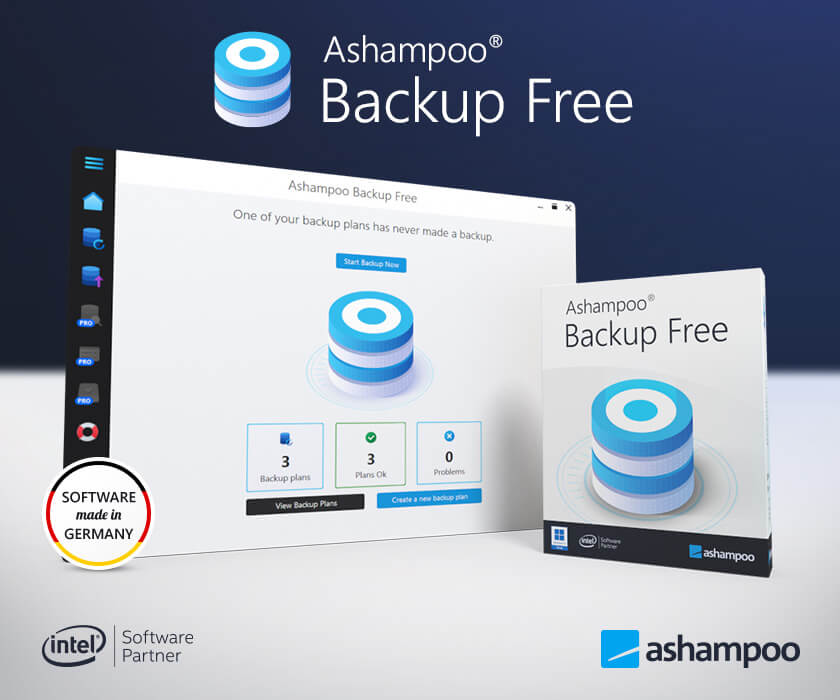Ashampoo Backup FREE – Screenshot Ashampoo Backup FREE Screenshot – Ashampoo Software
