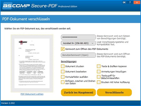 Secure-PDF umsonst erhalten