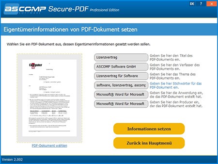 Secure-PDF selber signieren Software gratis