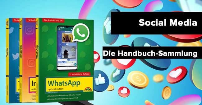 Das große Handbuch-Vorteilspaket von markt+Technik zum Thema Social Media