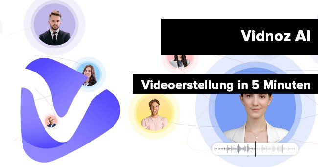 Vidnoz AI Video-erstellung mit KI-Avataren