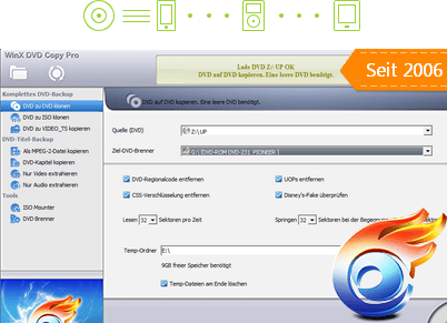 WinX DVD Copy Pro ohne kosten