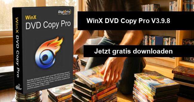 WinX DVD Copy Pro V3.9.8 kostenlos herunterladen