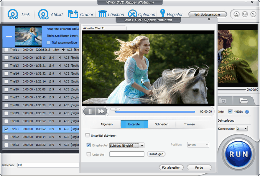 WinX DVD Ripper Platinum aktuelle Vollversion geschenkt